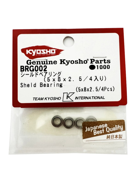 KYOSHO BALL BEARING 5X8X2.5MM (4) BRG002