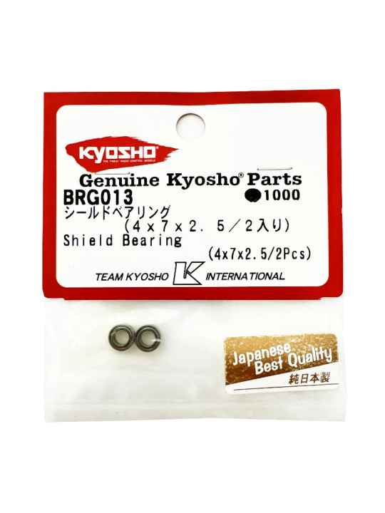 KYOSHO BALL BEARING 4X7X2.5MM (2) BRG013