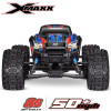 TRAXXAS X-MAXX MONSTER TRUCK 4X4 8S  BELTED BLUE TQI RADIO & TSM RTR 77096-4-BLUE