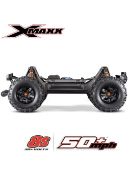TRAXXAS X-MAXX MONSTER TRUCK 4X4 8S BELTED ORANGE RADIO TQI & TSM RTR 77096-4-ORNG