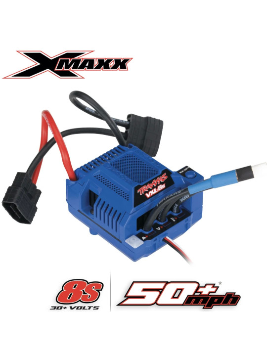 TRAXXAS X-MAXX MONSTER TRUCK 4X4 8S BELTED GREEN TQI RADIO & TSM RTR 77096-4-GRN