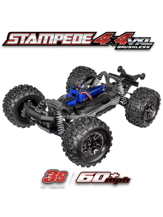 TRAXXAS STAMPEDE 4X4 VXL ROUGE HD 3S RTR 90376-4-RED