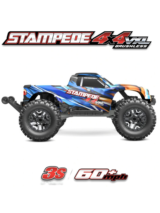 TRAXXAS STAMPEDE 4X4 VXL ORANGE HD 3S RTR 90376-4-ORNG
