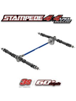 TRAXXAS STAMPEDE 4X4 VXL BLEU HD 3S RTR 90376-4-BLUE