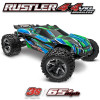 TRAXXAS RUSTLER STADIUM TRUCK 4X4 VXL BRUSHLESS VERT HD 1/10 TQI TSM RTR 67376-4-GRN