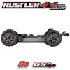 TRAXXAS RUSTLER STADIUM TRUCK 4X4 VXL BRUSHLESS HD 1/10 TQI TSM RTR 67376-4-ORNG