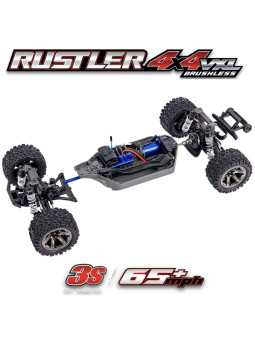 TRAXXAS RUSTLER STADIUM TRUCK 4X4 VXL BRUSHLESS HD 1/10 TQI TSM RTR 67376-4-ORNG
