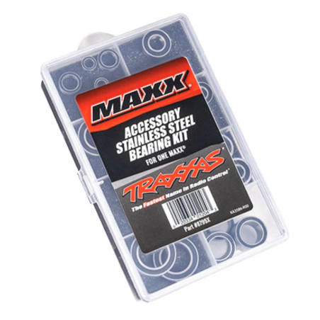 TRAXXAS STAINLESS BALL BEARING KIT, MAXX  (COMPLETE) 8799X