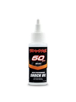 TRAXXAS HUILE SILICONE PREMIUM POUR AMORTISSEURS 60WT - 60CC 5035