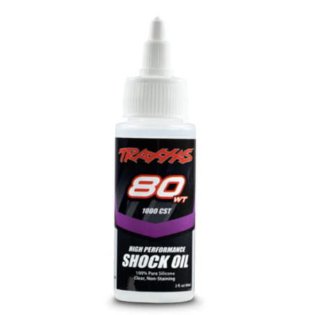 TRAXXAS HUILE SILICONE PREMIUM POUR AMORTISSEURS 80WT - 60CC 5037