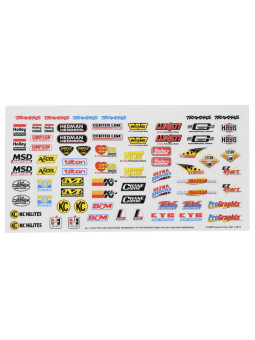 TRAXXAS AUTOCOLLANTS STAMPEDE 4X4 2514