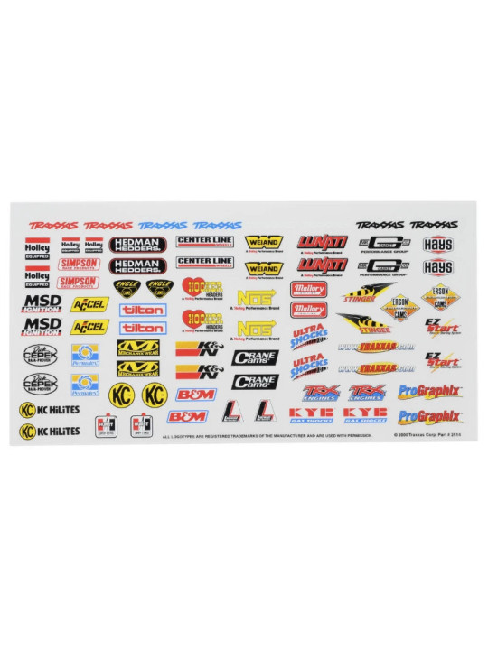 TRAXXAS AUTOCOLLANTS STAMPEDE 4X4 2514