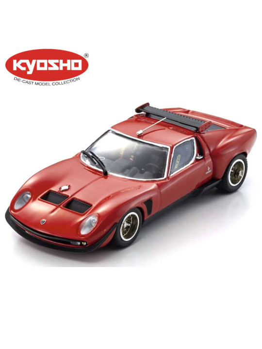 KYOSHO DIE CAST 1:43 LAMBORGHINI MIURA SVR 1970 ROUGE KS03203R
