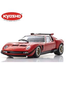 KYOSHO DIE CAST 1:43 LAMBORGHINI MIURA SVR 1970 RED KS03203R