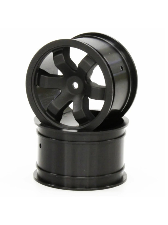 KYOSHO FAZER KOBRA REAR BLACK WHEELS (2) FAH202BK