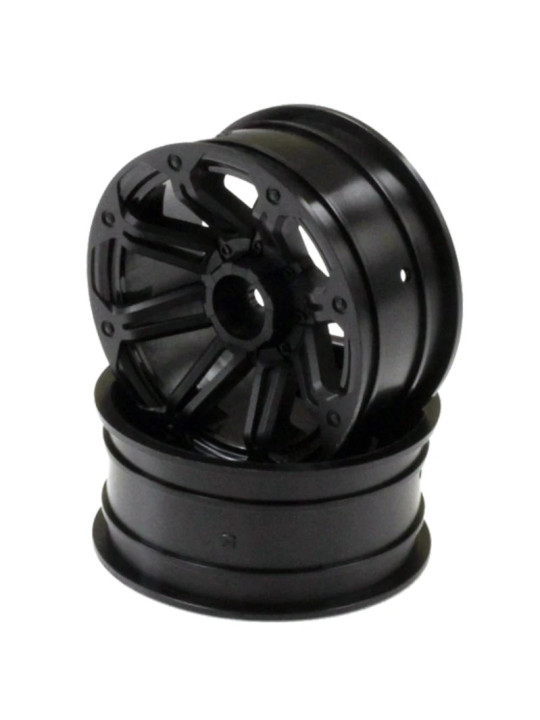 KYOSHO DIRT HOG FRONT BLACK WHEELS (2) FAH203BK