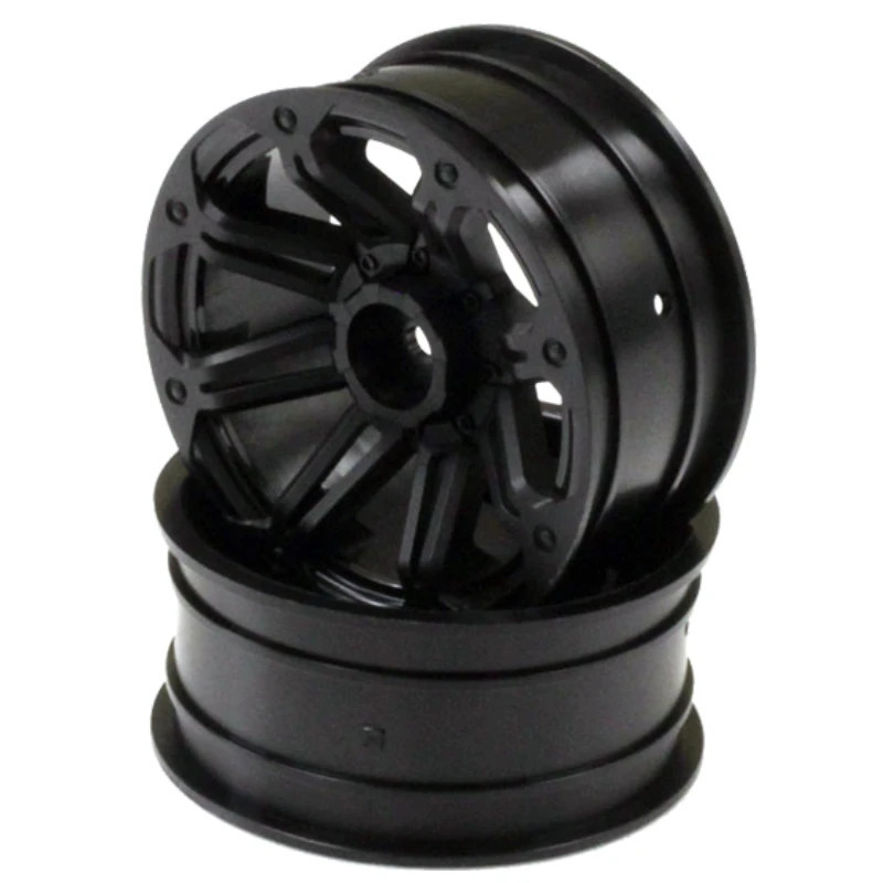 KYOSHO DIRT HOG FRONT BLACK WHEELS (2) FAH203BK