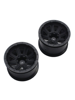 KYOSHO RAGE VE BLACK RIMS (2) FAH301BK