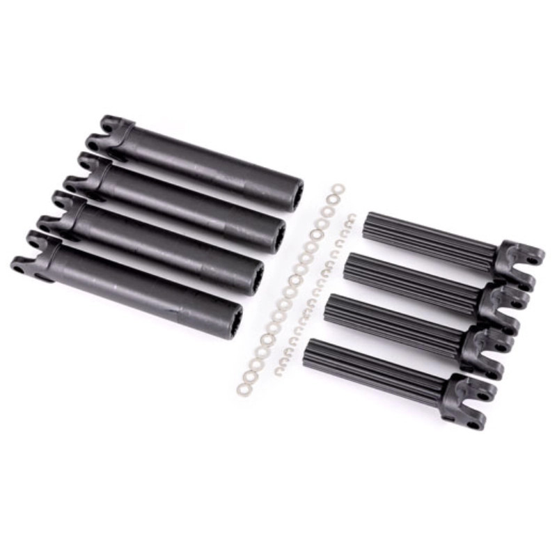 TRAXXAS HALF SHAFT SET WIDEMAXX LEFT OR RIGHT (PLASTIC PARTS ONLY) (FOR USE WITH 8995 WIDEMAXX™ SUSPENSION KIT) 8993X