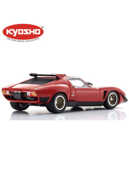 KYOSHO DIE CAST 1:43 LAMBORGHINI MIURA SVR 1970 RED KS03203R