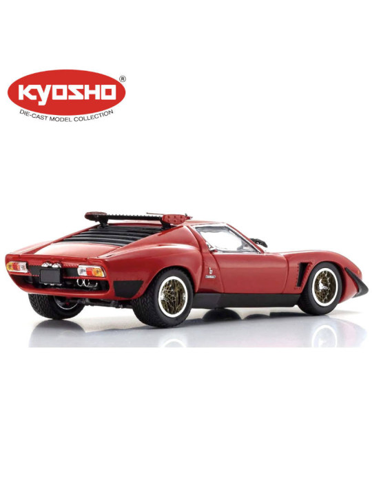 KYOSHO DIE CAST 1:43 LAMBORGHINI MIURA SVR 1970 ROUGE KS03203R