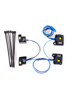 TRAXXAS PRO SCALE® LED LIGHT SET, FRONT & REAR, COMPLETE (INCLUDES LIGHT HARNESS, ZIP TIES (6) (FITS 9811 BODY) 9883