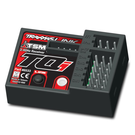 TRAXXAS RECEIVER, MICRO, TQI 2.4GHZ WITH TELEMETRY & TSM (5-CHANNEL) 6533