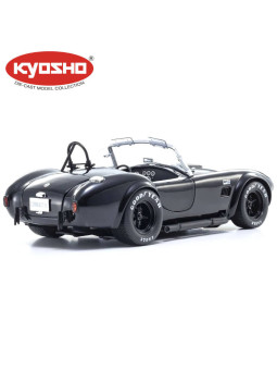 KYOSHO DIE CAST 1:18 SHELBY COBRA 427 S/C SPIDER 1962 BLACK KS08047BK