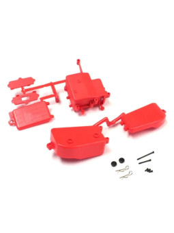 KYOSHO BOITIER RECEPTEUR & BATTERIE INFERNO MP9-MP10 - ROUGE IFF001KRB