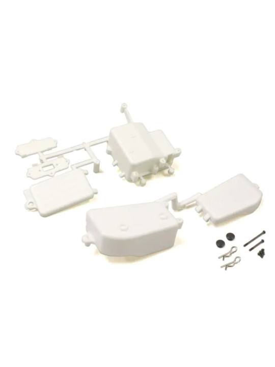 KYOSHO BOITIER RECEPTEUR & BATTERIE INFERNO MP9-MP10 - BLANC IFF001WB