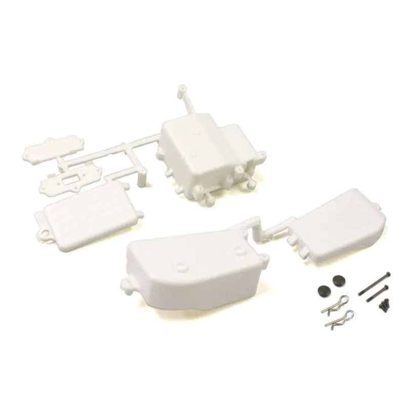 KYOSHO BOITIER RECEPTEUR & BATTERIE INFERNO MP9-MP10 - BLANC IFF001WB