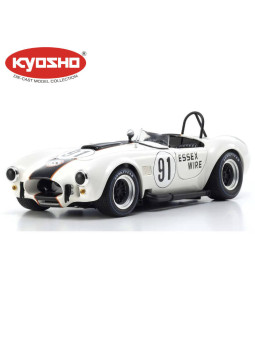 KYOSHO DIE CAST 1:18 SHELBY COBRA 427 S/C ESSEX WIRE BRIDGEHAMPTON 1965 NR.91 KS08047EW