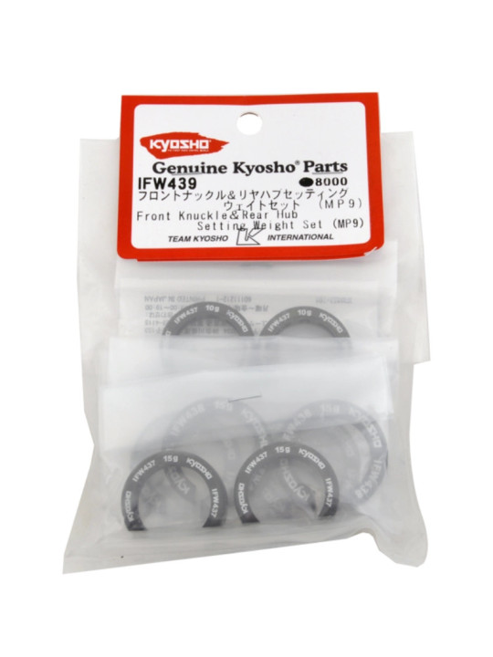 KYOSHO SETTING WEIGTH SET MP9  IFW439