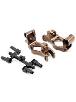 KYOSHO FRONT HUB CARRIER SET INFERNO MP9 (13DEG) ALUMINIUM IFW412