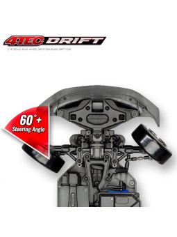 TRAXXAS 4-TEC DRIFT FORD MUSTANG RED 1/10 RWD TQI TSM RTR 105237-4-RED