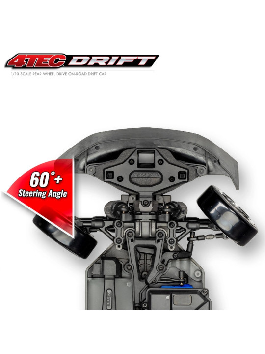 TRAXXAS 4-TEC DRIFT FORD MUSTANG ROUGE 1/10 RWD TQI TSM RTR 105237-4-RED