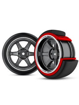 TRAXXAS 4-TEC DRIFT FORD MUSTANG ROUGE 1/10 RWD TQI TSM RTR 105237-4-RED