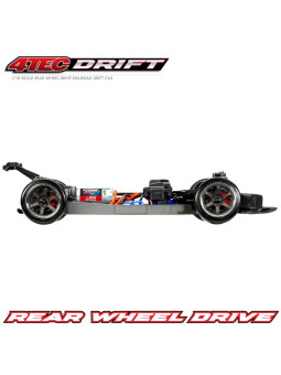 TRAXXAS 4-TEC DRIFT FORD MUSTANG RED 1/10 RWD TQI TSM RTR 105237-4-RED