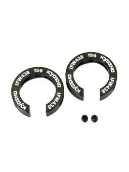 KYOSHO REAR KNUCKLE SETTING WEIGTH MP9 (15G / 2PCS) IFW438-15