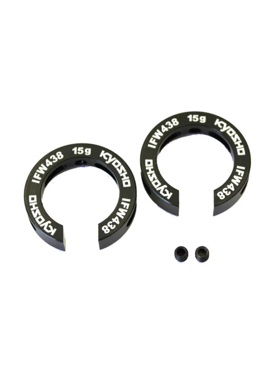 KYOSHO REAR KNUCKLE SETTING WEIGTH MP9 (15G / 2PCS) IFW438-15