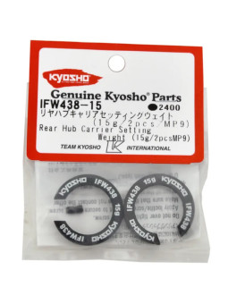 KYOSHO LEST DE FUSEE ARRIERE 15G - MP9 (2) IFW438-15