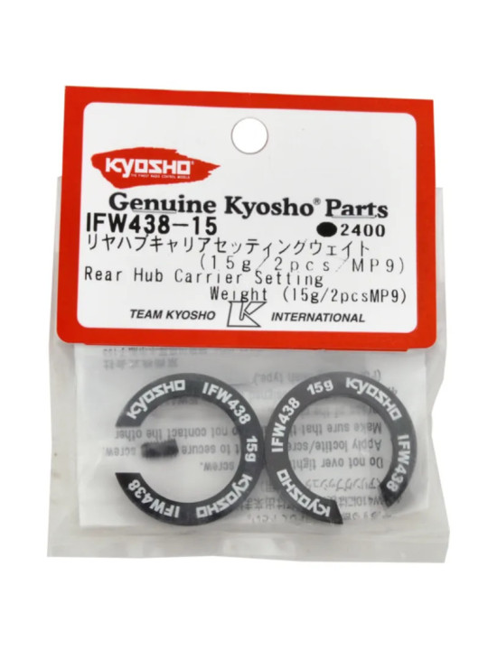 KYOSHO LEST DE FUSEE ARRIERE 15G - MP9 (2) IFW438-15