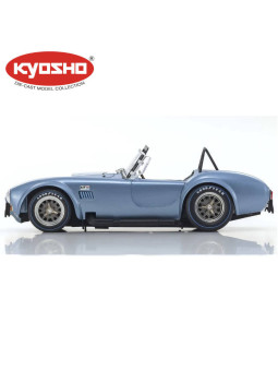 KYOSHO DIE CAST 1:18 SHELBY COBRA 427 S/C SPIDER 1962 LIGHT BLUE-WHITE KS08048SBL