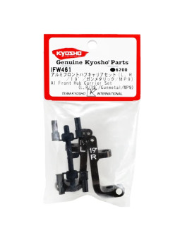KYOSHO FRONT HUB CARRIER SET INFERNO MP9-MP10 ALUMINIUM - 19 DEG. IFW461