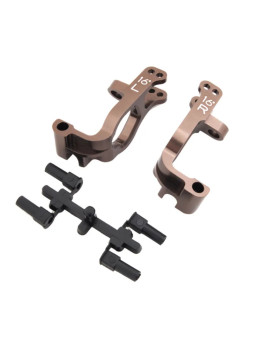 KYOSHO FRONT HUB CARRIER SET INFERNO MP9-MP10 ALUMINIUM - 16 DEG. IFW436B