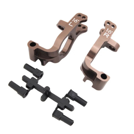 KYOSHO FRONT HUB CARRIER SET INFERNO MP9-MP10 ALUMINIUM - 16 DEG. IFW436B