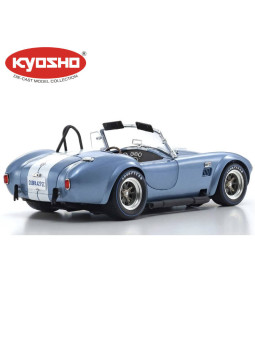 KYOSHO DIE CAST 1:18 SHELBY COBRA 427 S/C SPIDER 1962 LIGHT BLUE-WHITE KS08048SBL