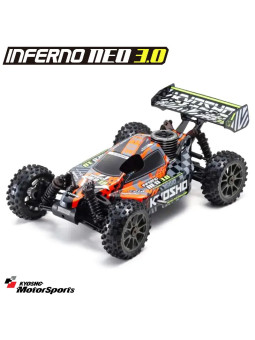 KYOSHO INFERNO NEO 3.0 1:8 RC NITRO READYSET (KE21SP) TYPE5 - ROUGE  33012T5B