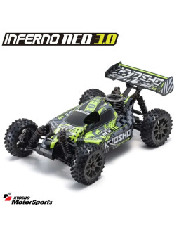 KYOSHO INFERNO NEO 3.0 1:8 RC NITRO READYSET (KE21SP) TYPE6 - JAUNE  33012T6B