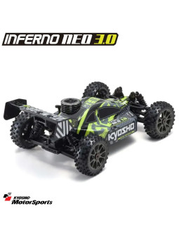 KYOSHO INFERNO NEO 3.0 1:8 RC NITRO READYSET (KE21SP) TYPE6 - JAUNE  33012T6B